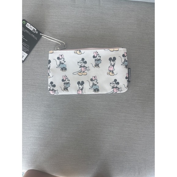 Loungefly Disney Mickey Mouse Pastel Pouch Cosmetic Bag Travel - Picture 1 of 5